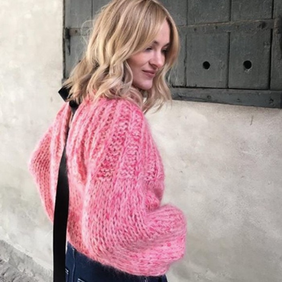 Ganni Sweaters - ❌SOLD❌ GANNI Julliard Mohair Tie Back Knit Sweater Medium